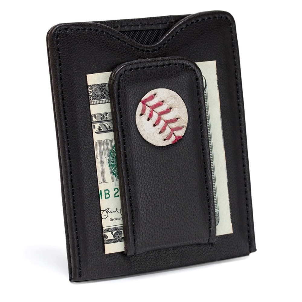 Men's Mets Game Baseball Money Clip Wallet MLB